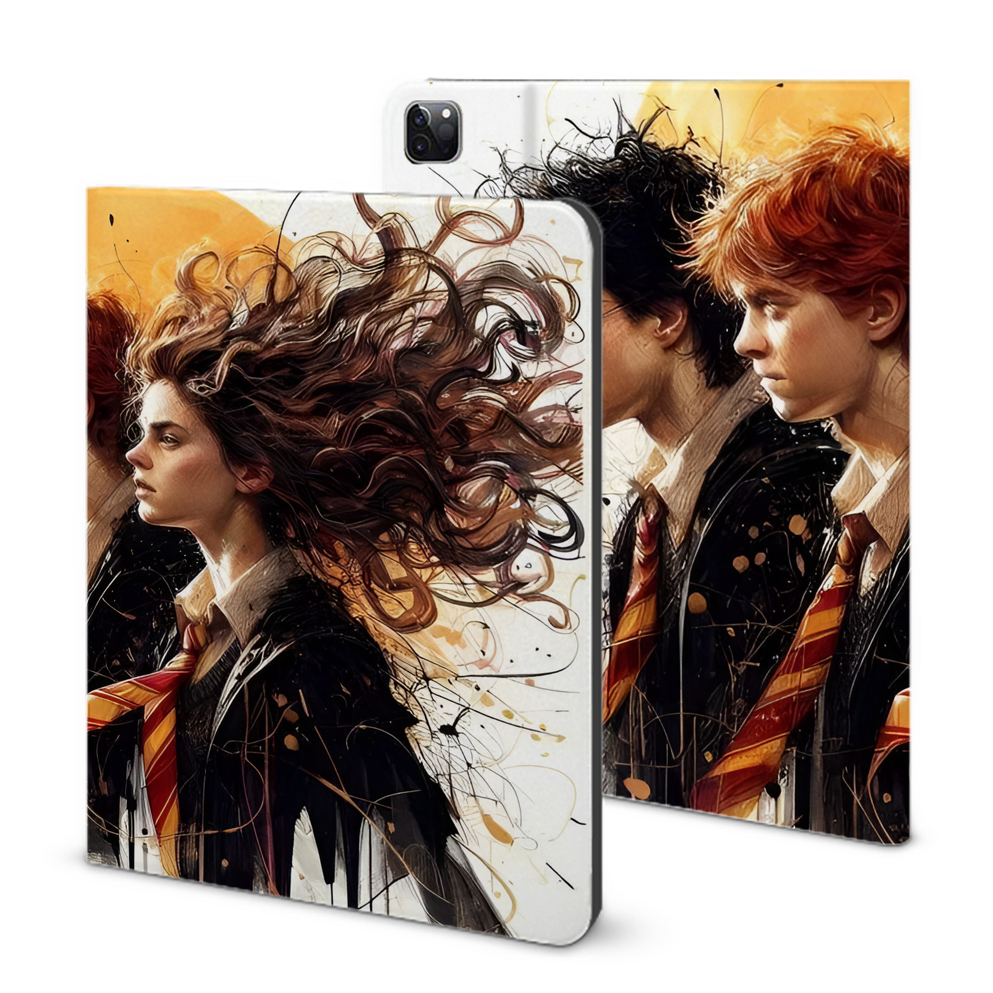 （画像用） Harry Potter ハリー・ポッターシリーズ IPad ケース ブック型 PUレザー TPU 耐衝撃 軽量 薄型 ペン収納なし 全面保護 IPad 各モデル対応